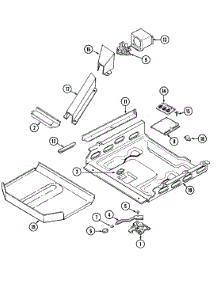 04 - Internal Controls parts for Magic Chef Range 6892XVW from AppliancePartsPros.com