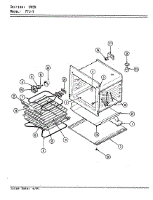 09 - Oven parts for Magic Chef Oven 77JN-5EVWM from AppliancePartsPros.com