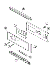 02 - Control Panel parts for Magic Chef Oven 9835XVB from AppliancePartsPros.com