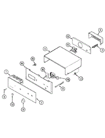02 - Control Panel parts for Magic Chef Oven 9524XPB from AppliancePartsPros.com