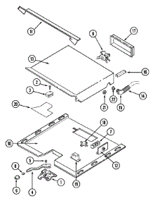 05 - Internal Controls parts for Magic Chef Oven 9876XVB from AppliancePartsPros.com