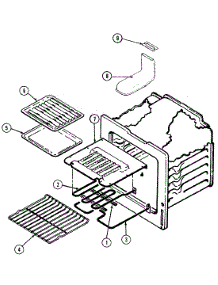 04 - Oven parts for Magic Chef Range 6500SRS from AppliancePartsPros.com