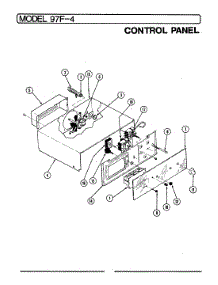 02 - Control Panel parts for Magic Chef Oven 97F-4EXWM9 from AppliancePartsPros.com