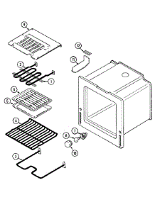 04 - Oven parts for Magic Chef Range 6898XRB from AppliancePartsPros.com