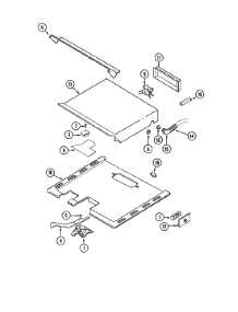 04 - Internal Controls parts for Magic Chef Oven CEW3330AAW from AppliancePartsPros.com