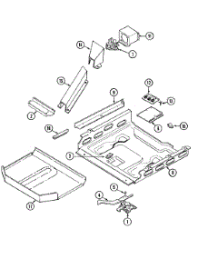03 - Internal Controls (6892Xvb) parts for Magic Chef Range 6892XVB from AppliancePartsPros.com