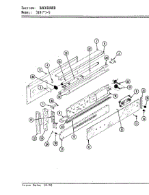 02 - Control Panel parts for Magic Chef Range 31HA-5KX from AppliancePartsPros.com
