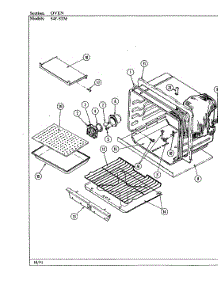 09 - Oven parts for Magic Chef Oven 54FN-5TXWM from AppliancePartsPros.com