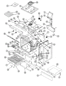 02 - Body Parts parts for Magic Chef Range 34HA-2CKXW from AppliancePartsPros.com