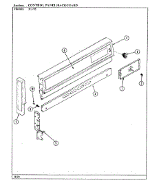03 - Control Panel parts for Magic Chef Range 31JN-92KLW-EV from AppliancePartsPros.com