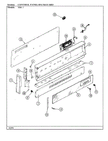 02 - Control Panel parts for Magic Chef Range 34MA-3TKXW-ON from AppliancePartsPros.com