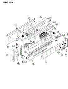 02 - Control Panel parts for Magic Chef Range 34JN-5TKXW from AppliancePartsPros.com