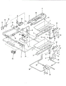 04 - Gas Controls parts for Magic Chef Range 34FA-4CKXW from AppliancePartsPros.com