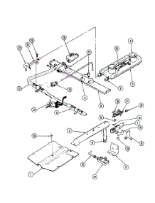 04 - Gas Controls parts for Magic Chef Range U31FY-7K-NK from AppliancePartsPros.com