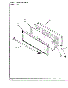 05 - Door (10C & Later) parts for Magic Chef Oven 90HA-4KLX from AppliancePartsPros.com