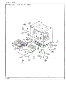 05 - Oven parts for Magic Chef Range U41EA-2GNW from AppliancePartsPros.com