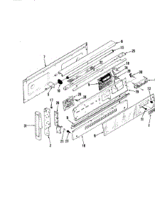 02 - Control Panel parts for Magic Chef Range U34GA-4TKXW from AppliancePartsPros.com