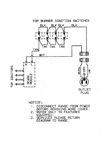 02 - Wiring Information parts for Magic Chef Cooktop 8261RW from AppliancePartsPros.com