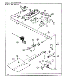 04 - Gas Controls parts for Magic Chef Range 41EA-3GKW from AppliancePartsPros.com