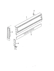 02 - Control Panel parts for Magic Chef Range 31FG-1KXS-ON from AppliancePartsPros.com