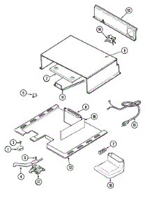 05 - Internal Controls parts for Magic Chef Oven CGW3330ADW from AppliancePartsPros.com