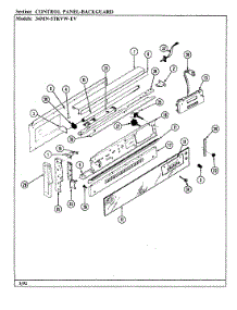 02 - Control Panel (34Mx-5Tkvw-Ev) parts for Magic Chef Range 34MA-5TKVW-EV from AppliancePartsPros.com