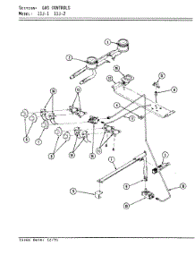 04 - Gas Controls parts for Magic Chef Range 11JS-1KW from AppliancePartsPros.com