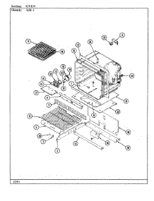 07 - Oven parts for Magic Chef Range 34MN-3TKVW-EV from AppliancePartsPros.com