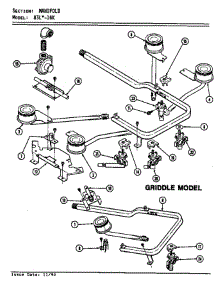 02 - Controls parts for Magic Chef Cooktop 83LS-1GK from AppliancePartsPros.com