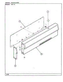 02 - Control Panel parts for Magic Chef Range 41EA-14K from AppliancePartsPros.com