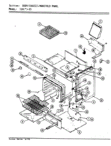 02 - Control Panel / Body / Oven parts for Magic Chef Range 31HN-93KX-ON from AppliancePartsPros.com