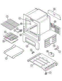 05 - Oven / Base parts for Admiral Range GM3211GXAA from AppliancePartsPros.com