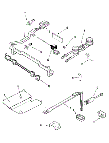 04 - Gas Controls parts for Magic Chef Range CGR1110ADQ from AppliancePartsPros.com
