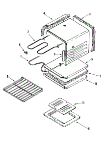 03 - Oven (Aaq / Aaw) parts for Magic Chef Range CEL1115AAQ from AppliancePartsPros.com