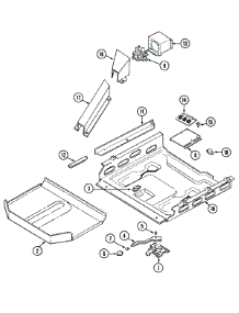 04 - Internal Controls parts for Magic Chef Range 5892VVA from AppliancePartsPros.com