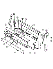 02 - Control Panel parts for Magic Chef Range 3510KRW from AppliancePartsPros.com