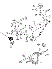 05 - Gas Control parts for Magic Chef Range 3167XTA from AppliancePartsPros.com