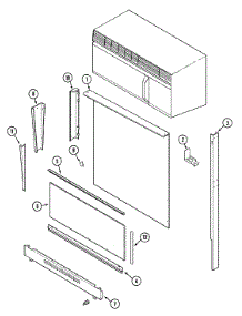 02 - Body (Upper) parts for Magic Chef Range 7898XVA from AppliancePartsPros.com