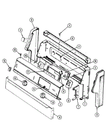 02 - Control Panel parts for Magic Chef Range 3442XRA from AppliancePartsPros.com