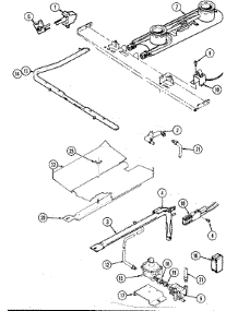 04 - Gas Controls parts for Magic Chef Range 3442SRW from AppliancePartsPros.com
