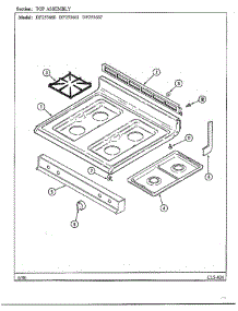 Top parts for Magic Chef Range DF253667 from AppliancePartsPros.com