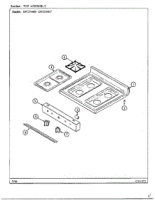 Top parts for Magic Chef Range DF253467 from AppliancePartsPros.com