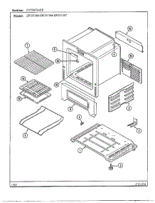 Oven / Base parts for Magic Chef Range DF251369 from AppliancePartsPros.com
