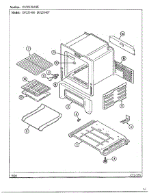 Oven / Base parts for Magic Chef Range DF253467 from AppliancePartsPros.com