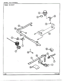 Gas Controls parts for Magic Chef Range 68-253657 from AppliancePartsPros.com