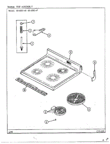 Top Assembly parts for Magic Chef Range 68-4585-40 from AppliancePartsPros.com