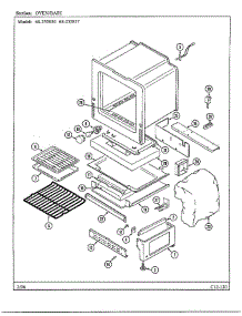 Oven / Base parts for Magic Chef Range 68-255850 from AppliancePartsPros.com
