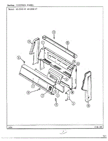 Control Panel parts for Magic Chef Range 68-2558-40 from AppliancePartsPros.com