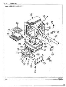 Oven / Base parts for Magic Chef Range 68-2558-40 from AppliancePartsPros.com