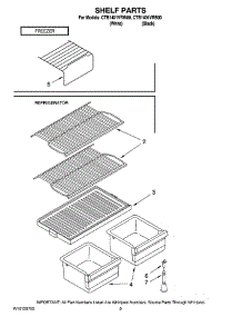 05 - Shelf Parts, Optional Parts parts for Maytag Refrigerator CTB1401VRW00 from AppliancePartsPros.com